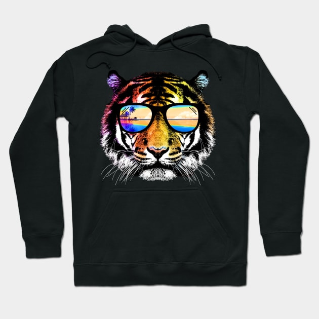 Summer Tiger Hoodie by clingcling
